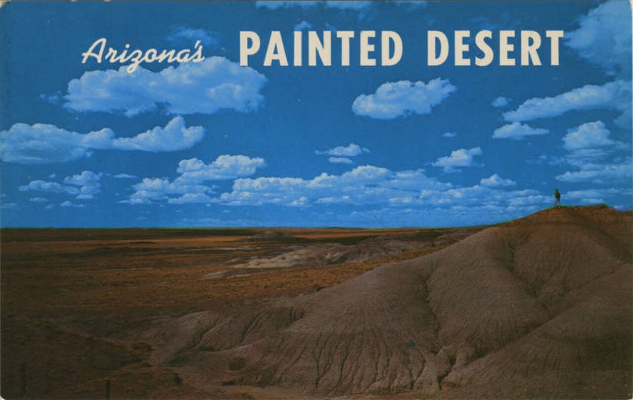 Desert road in Arizona — dry arid climate clue