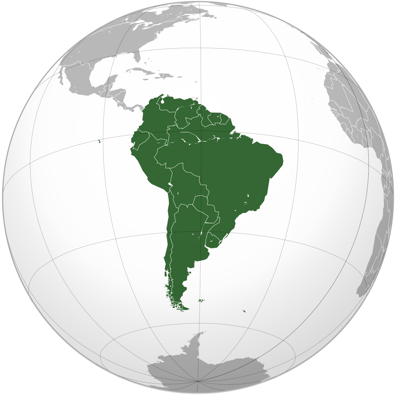 South America — driving side, road edges, red soil